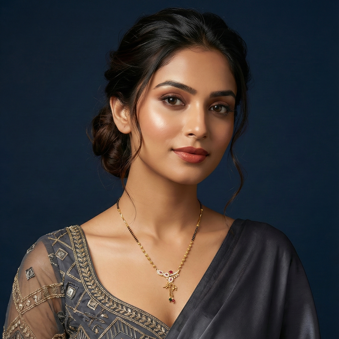 empress gold plated mangalsutra