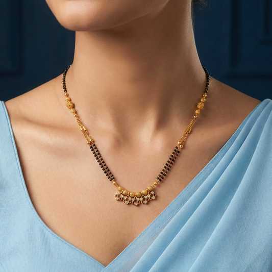 Classic Charm Gold Plated Mangalsutra