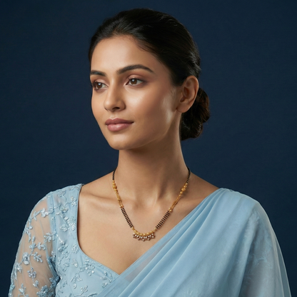 Classic Charm Gold Plated Mangalsutra