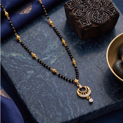 Eternal Circle 18K Gold Plated Mangalsutra