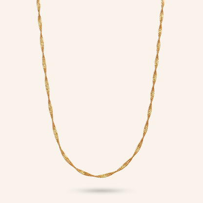 Royal Twist 18K Gold-Plated Chain