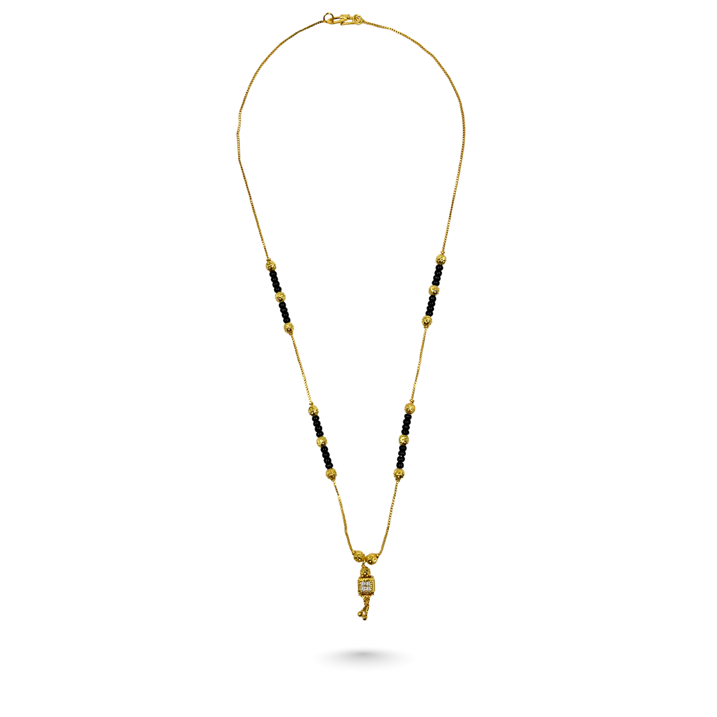 swarna rekha 18 kt thick gold plated mangalsutra