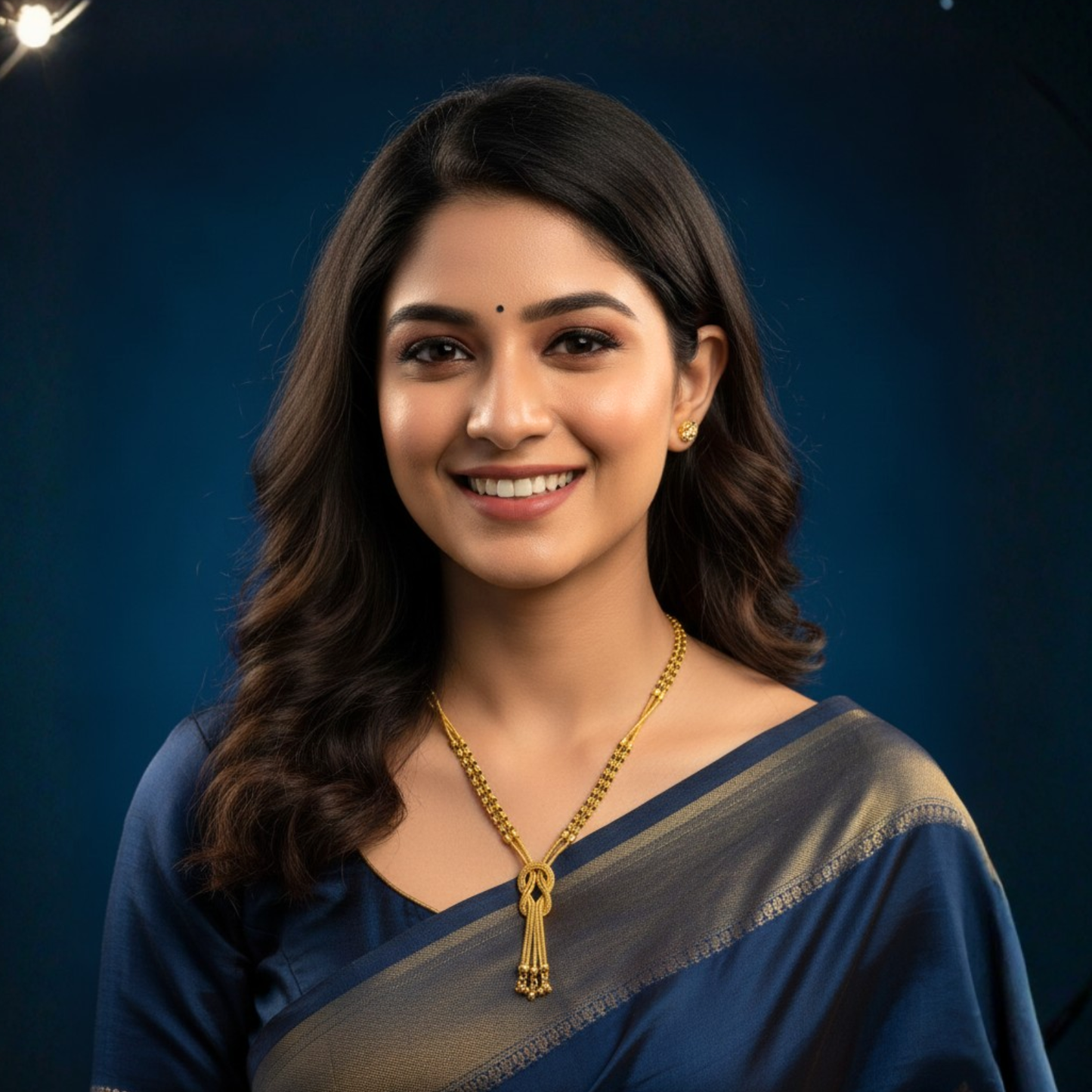 the eternal knot 18 kt thick gold plated mangalsutra