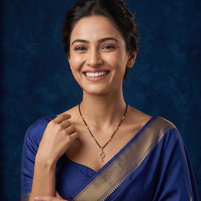 Eternal Circle 18K Gold Plated Mangalsutra
