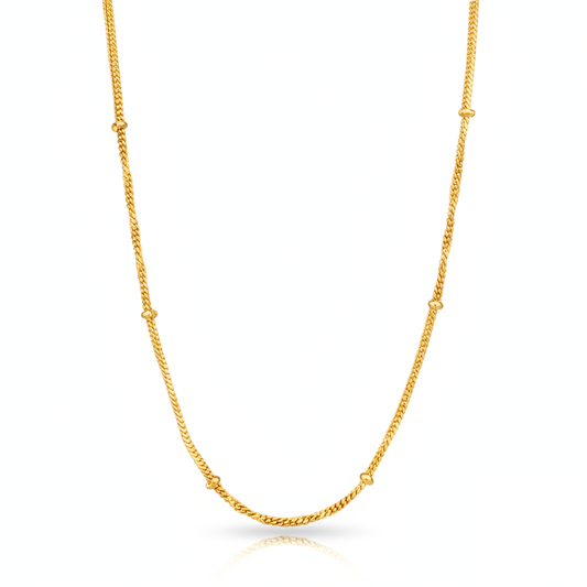 Starlit Beads Gold-Plated Chain
