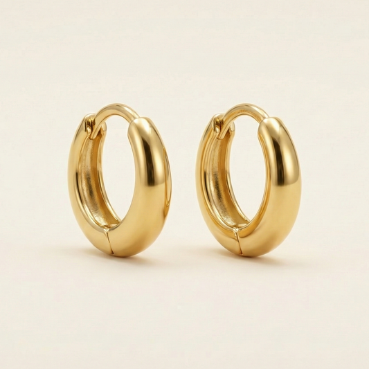 Aadhya Bold Dome Hoops