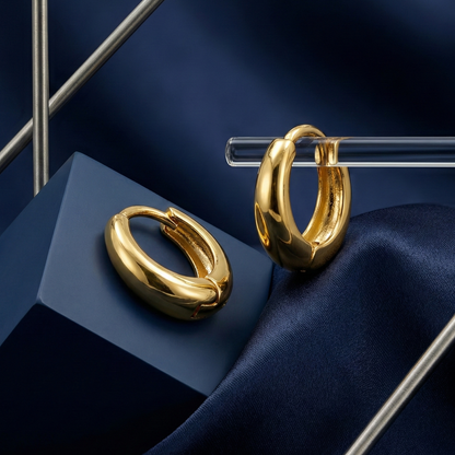 Aadhya Bold Dome Hoops