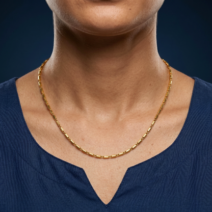 Anchor Gleam 18K Gold-Plated Chain