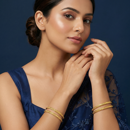 Vaidehi 18kt Gold Plated Bangles