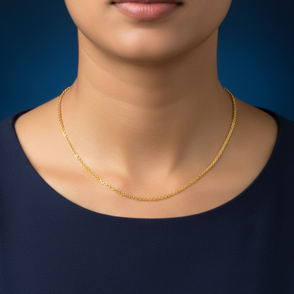 Timeless Loop Gold-Plated Cable Chain