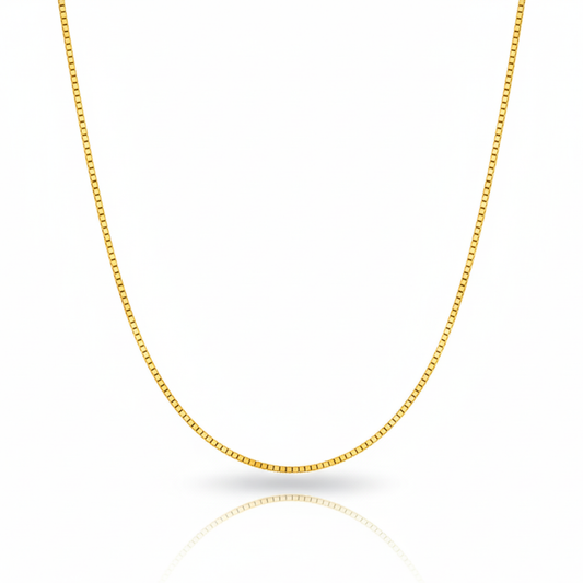 Royal Edge Gold-Plated Box Chain
