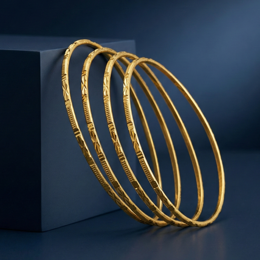 Diya 18kt Gold Plated Bangles