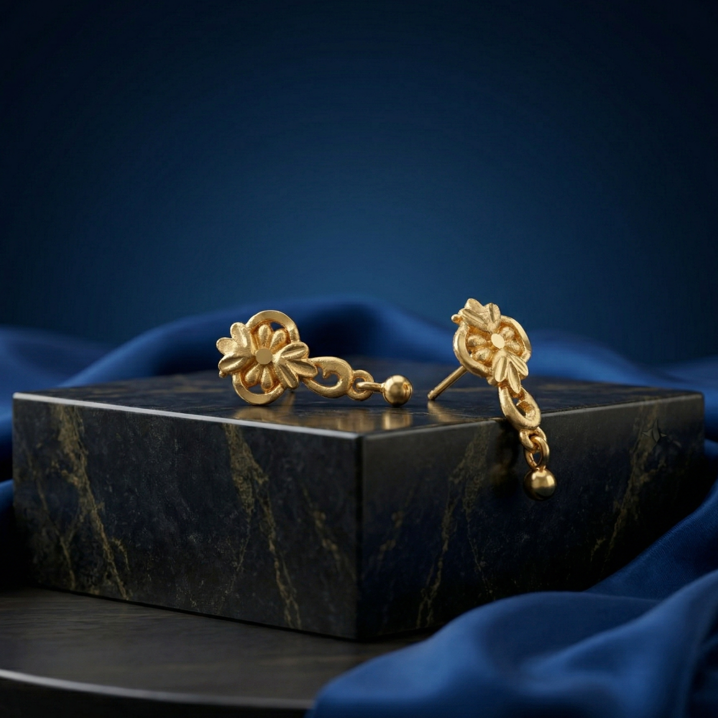 zahara gold plated earrings