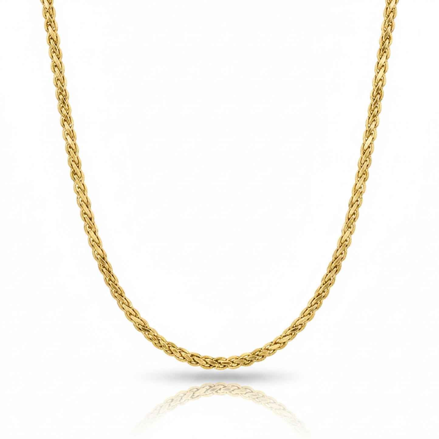 regal braid gold-plated rope chain