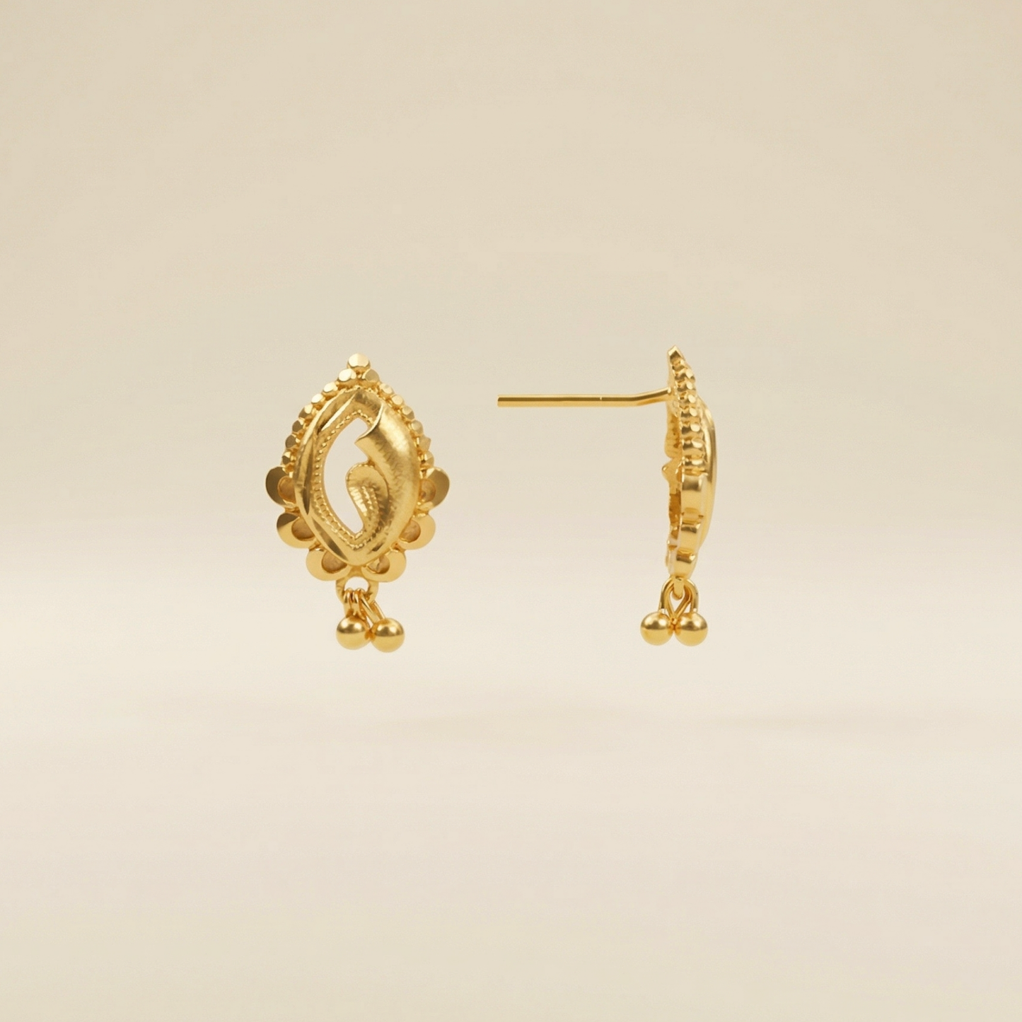 sunaina gold plated earrings