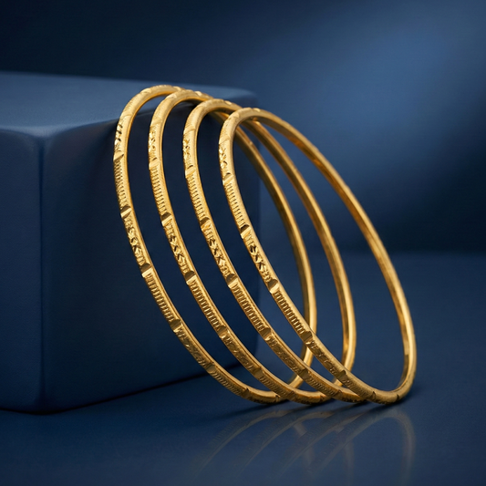 Ishita 18kt Gold Plated Bangles