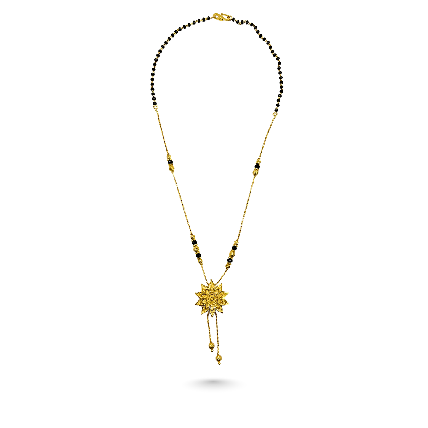 eternal blossom 18 kt thick gold plated mangalsutra