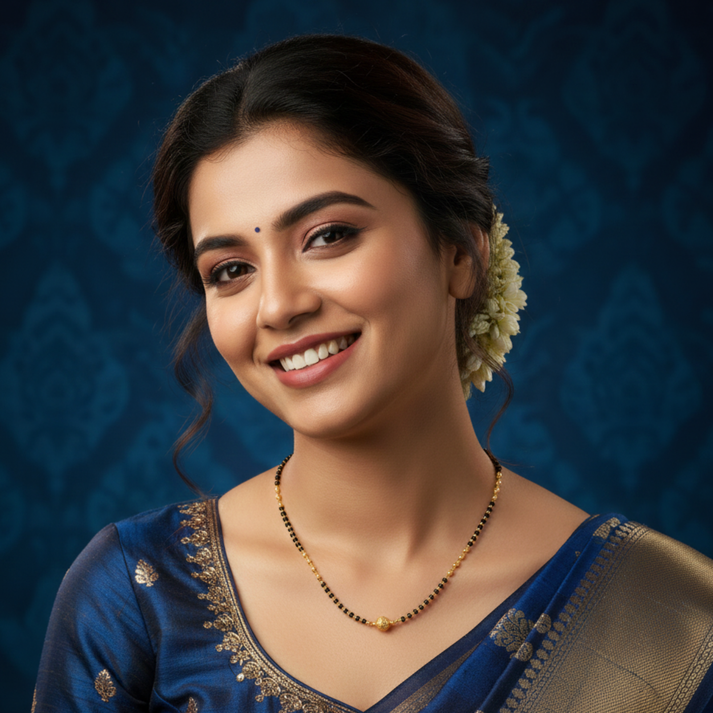 core 18 kt thick gold plated mangalsutra