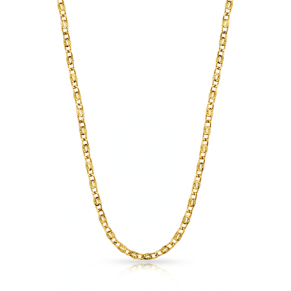 Golden Valor Gold-Plated Figaro Chain