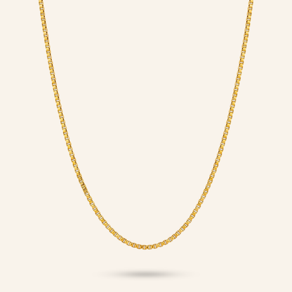 Royal Edge 18K Gold-Plated Box Chain