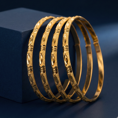 Bhavya 18kt Gold Plated Bangles