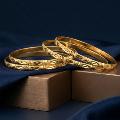 Bhavya 18kt Gold Plated Bangles