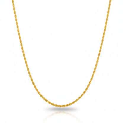 Twilight Twist Gold-Plated Rope Chain