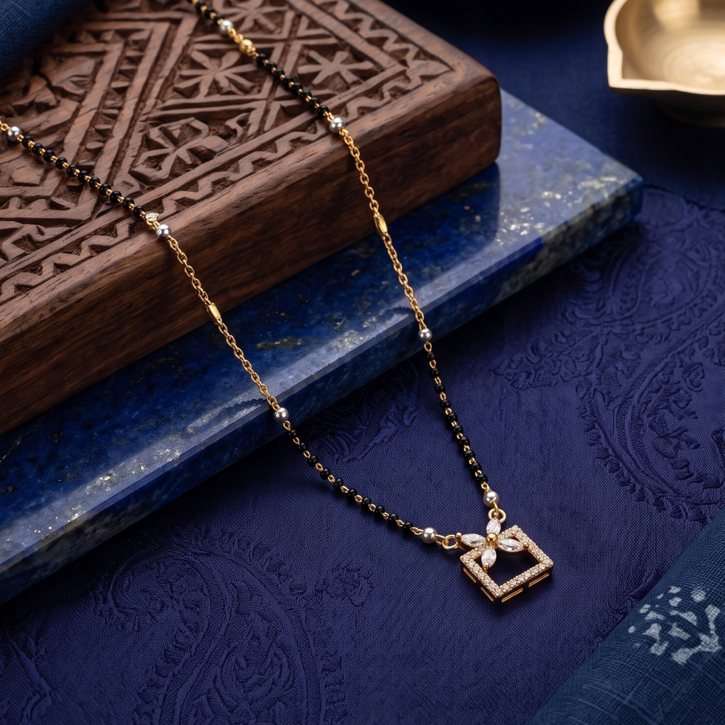 forever parcel 18k gold plated mangalsutra