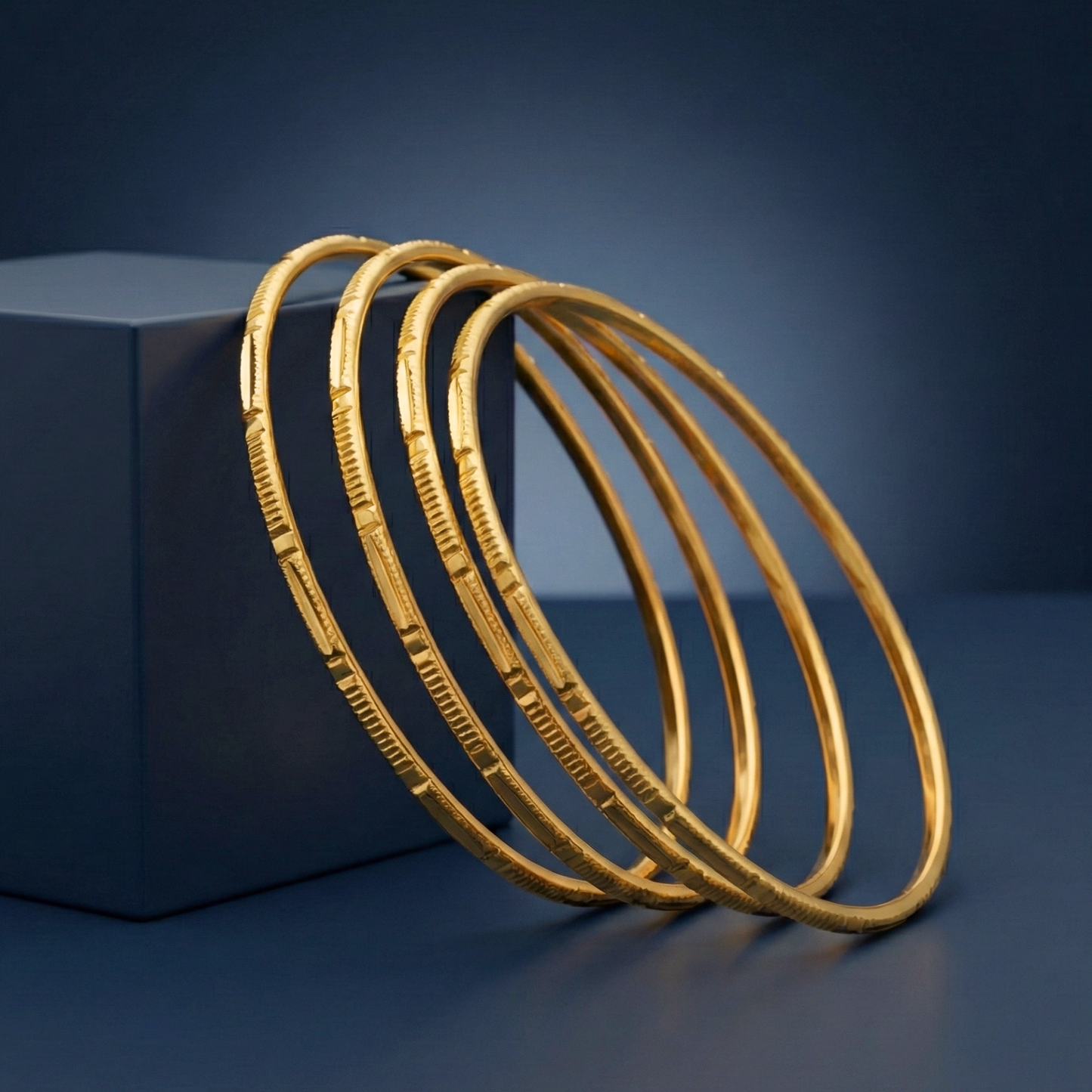 anaya 18kt gold plated bangles