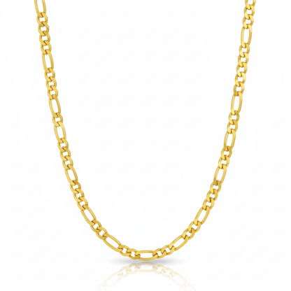Heritage Link Gold-Plated Figaro Chain