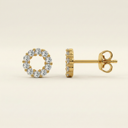 Cosmic Ring Gold Plated Studs