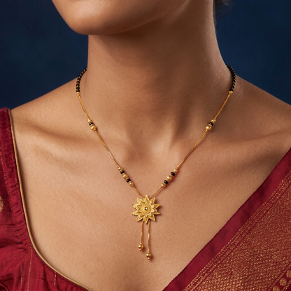 Eternal Blossom 18K Gold Plated Mangalsutra