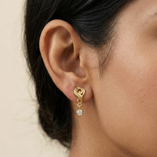Sparsha 18K Gold Plated Earrings