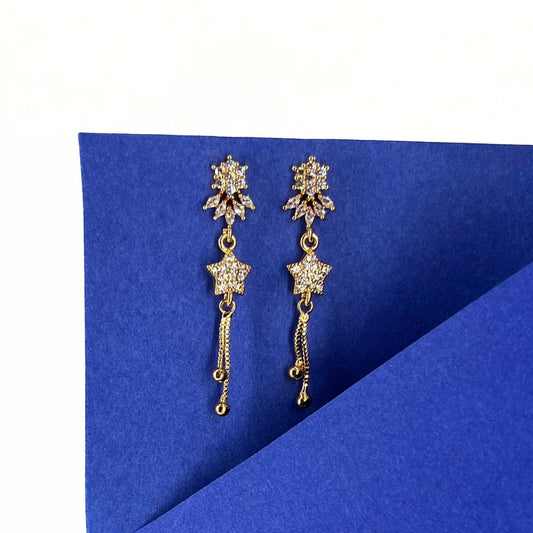 Starfall Rose Gold Plated Dangles