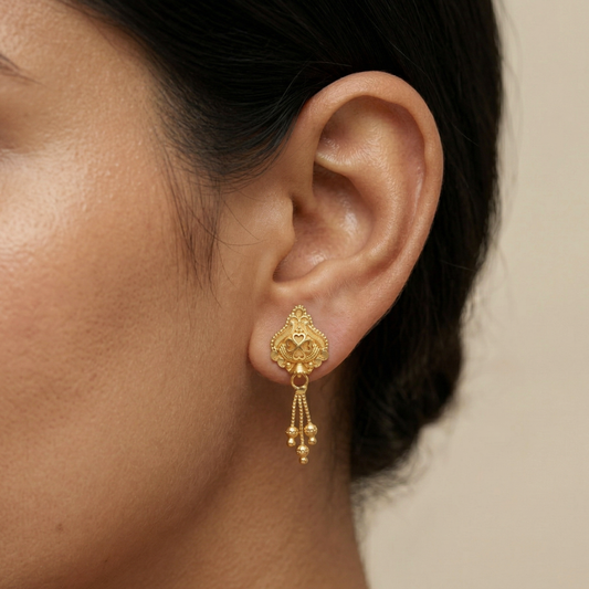 Vaishali 18K Gold Plated Earrings