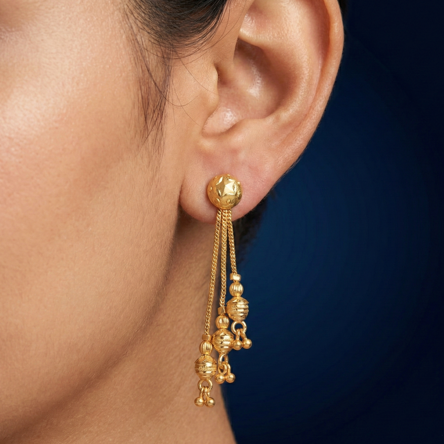 nitya tarang sui dhaaga earrings