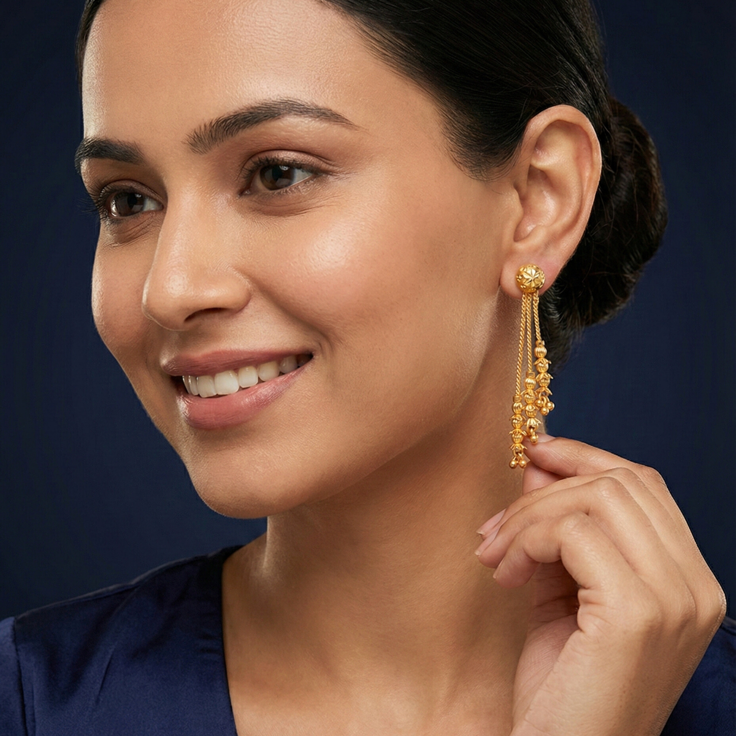 jal tarang sui dhaga earrings