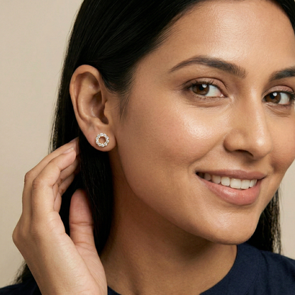 Cosmic Ring Gold Plated Studs