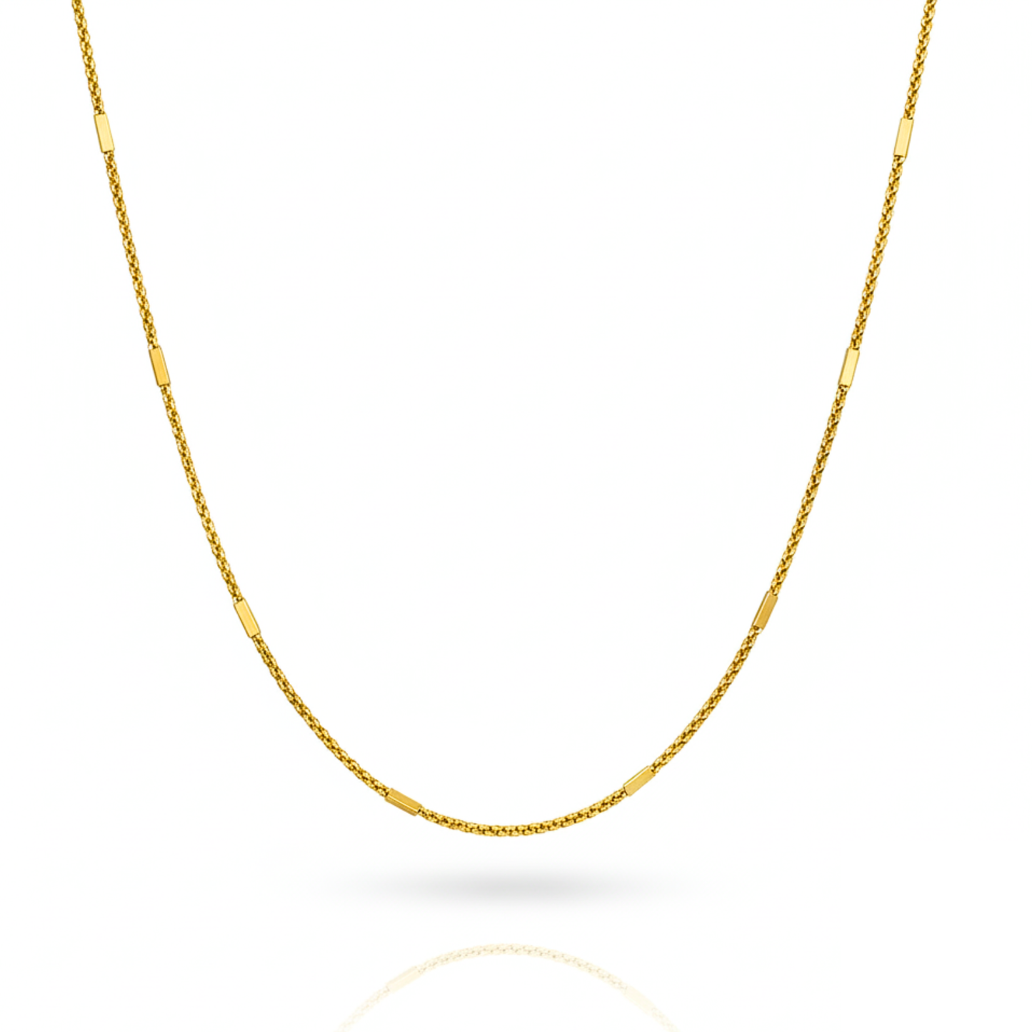 classic linea gold-plated bar link chain