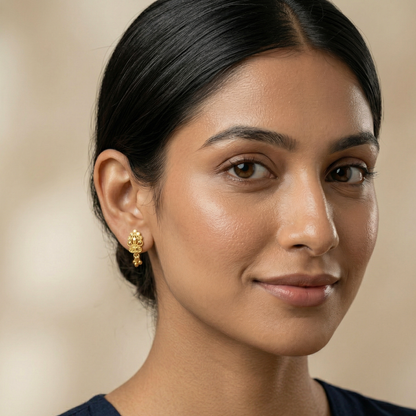 Rani Sinhasan Gold Plated Earrings 