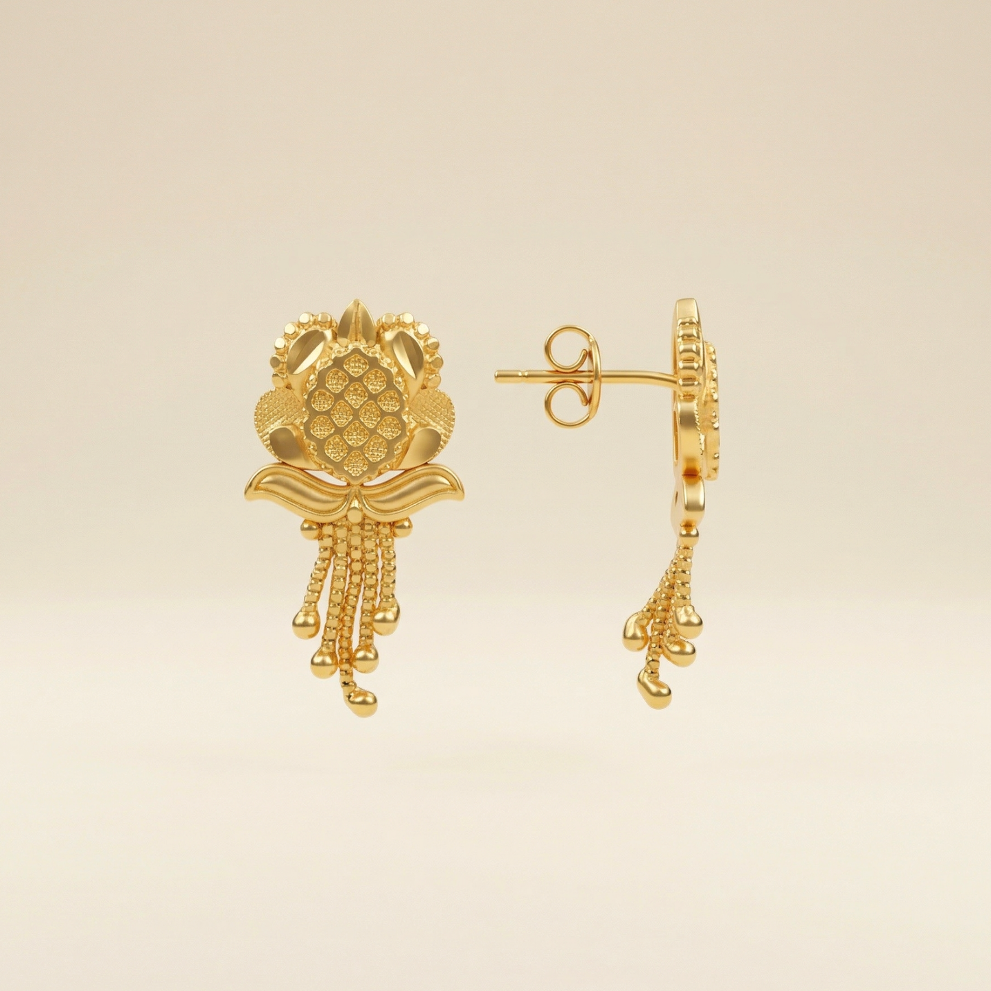 padmalaya gold plated earrings