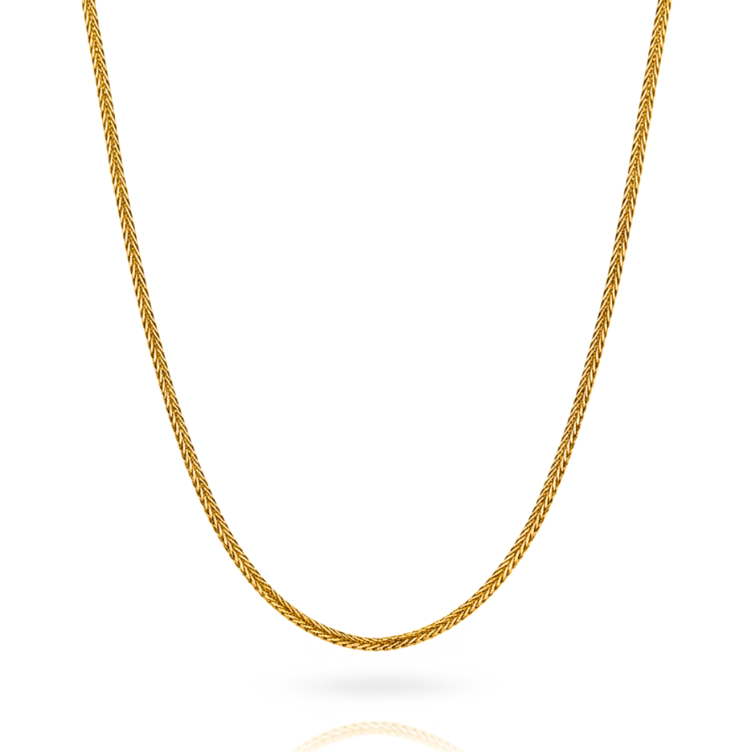 imperial weave gold-plated chain