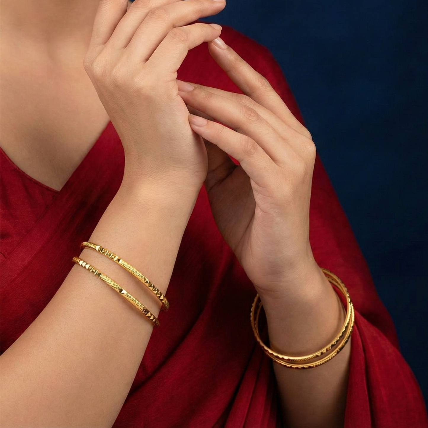 suhani 18kt gold plated bangles
