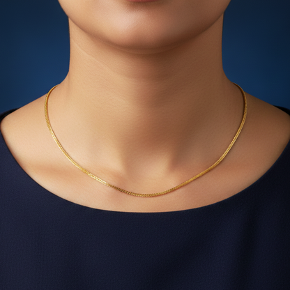 Imperial Weave Gold-Plated Chain
