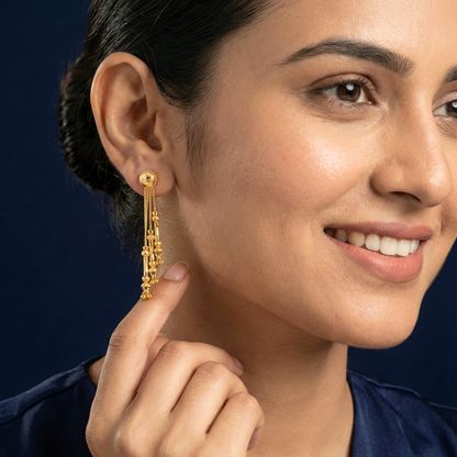 Beaded Sui Dhaga Earrings