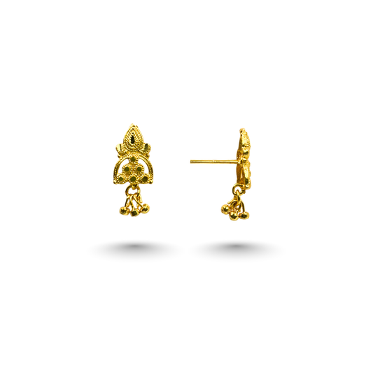 Tulsi Gold Plated Drop Earrings