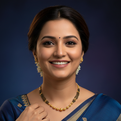 The Golden Heritage 18 KT Thick Gold Plated Mangalsutra