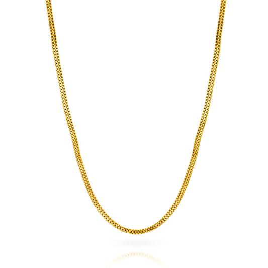 Golden Mesh Gold Plated Box Chain