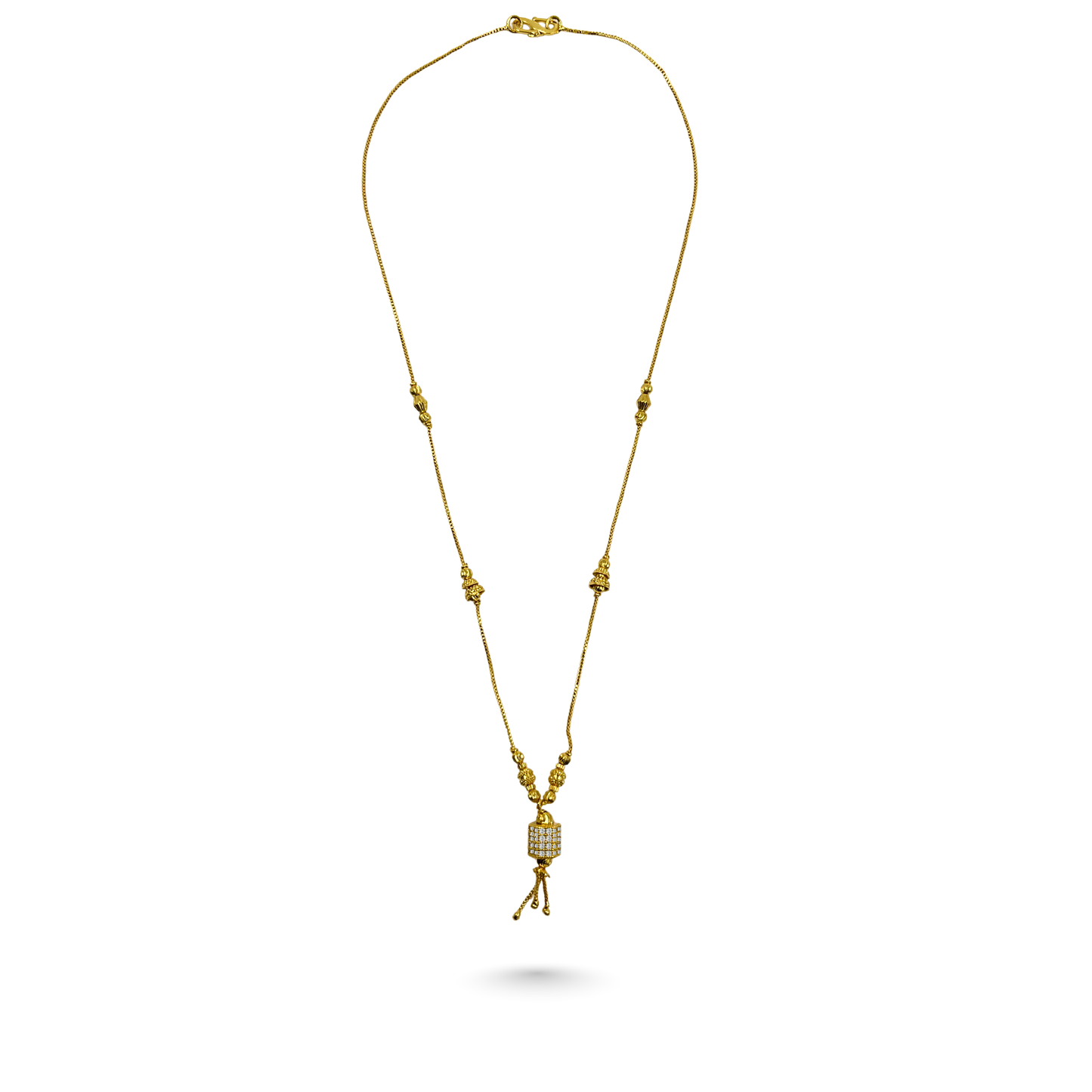 shringara jyoti 18 kt thick gold plated mangalsutra