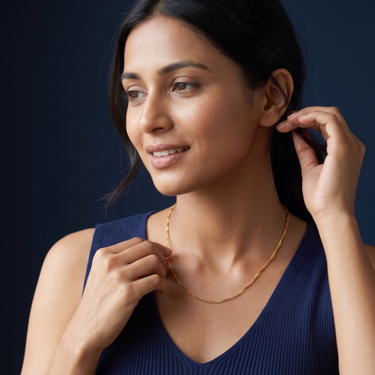 Royal Twist 18K Gold-Plated Chain